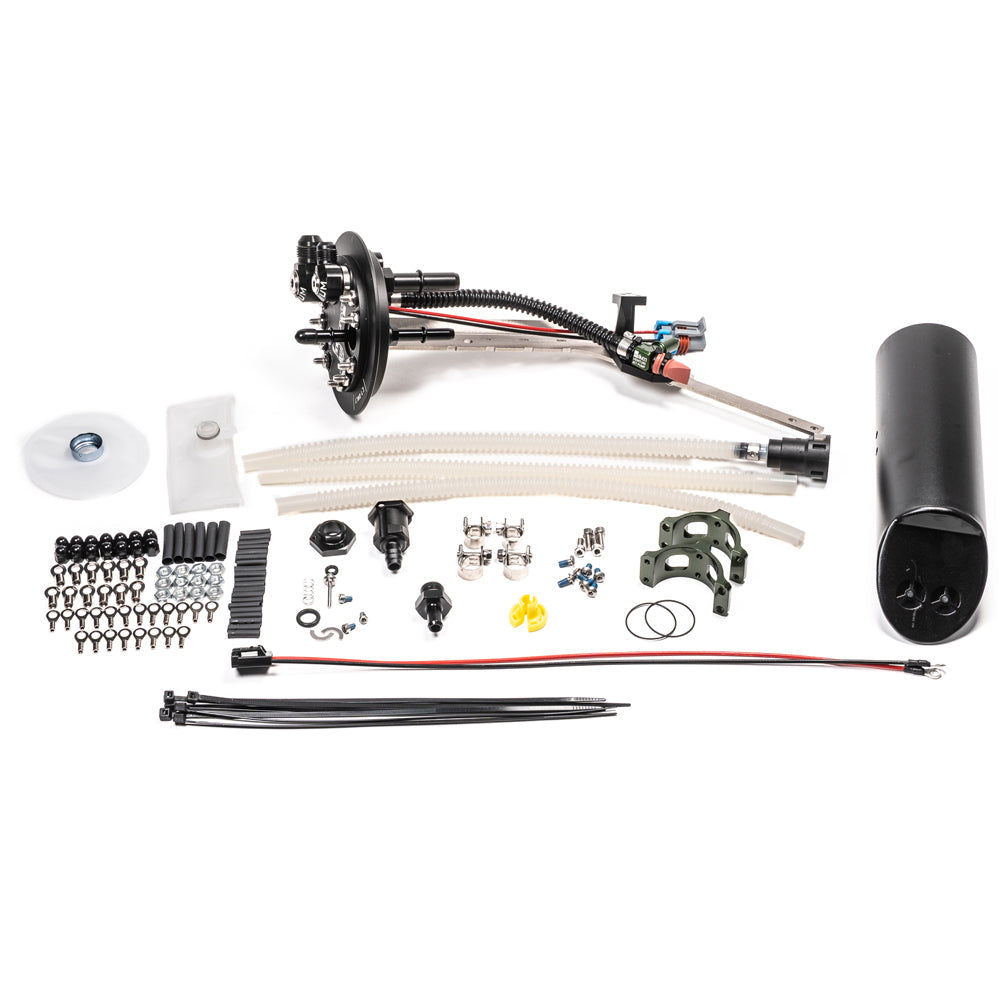 Radium Engineering Fuel Hanger Plumbing Kit with Stainless Filter for Chevrolet Corvette C7 2014-2019