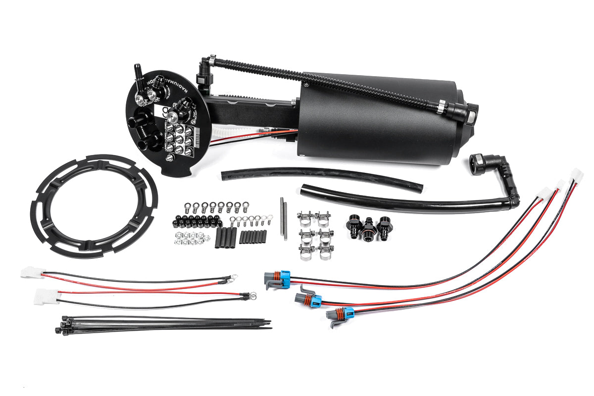 Radium Engineering Fuel Hanger Surge Tank for Chevrolet Corvette C8 2020+ - Walbro F900