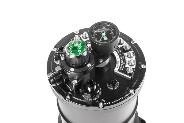 Radium Engineering MPFST-R Multi-Pump Fuel Surge Tank (Built-In Regulator)