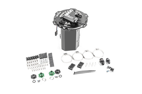 Radium Engineering Fuel Pump Hanger for Mitsubishi Lancer Evolution X - DW400 (Pumps Not Included)