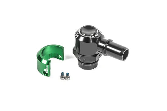 Radium Engineering 20-1748 V2 Quick Connect, 19mm Male to 16mm SAE Male 90° Fitting