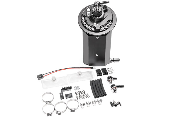 Radium Engineering Fuel Hanger Plumbing Kit with Stainless Filter for Ford Mustang 2018+