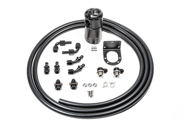 Radium Single Catch Can, 6An Kit, Fluid Lock