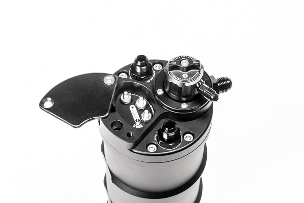 Radium FSTR RA Fuel Surge Tank w/Integrated FPR Fuel Pressure Regulator