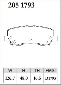 DIXCEL Rear Brake Pads for Ford Mustang 5.0 GT / Bullitt (S550 | FM / FN) - iilumolab
