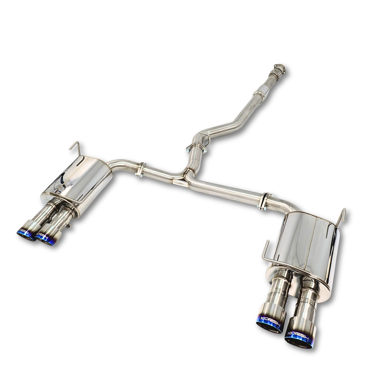 Korsh Catback Exhaust for Subaru WRX 2022+ - Stainless Steel with Titanium Tips