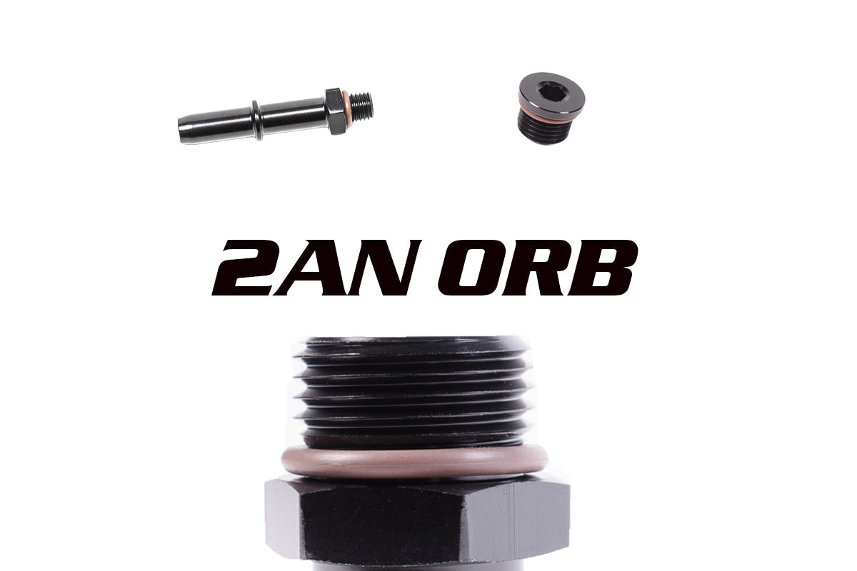 Radium Engineering 2AN ORB to 8mm SAE Male Fitting
