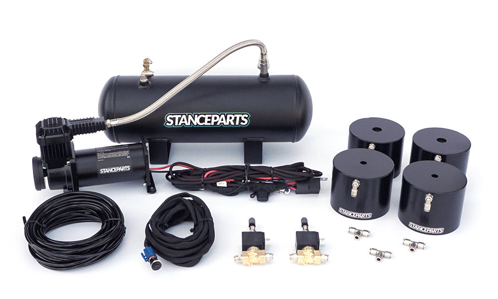 STANCEPARTS COMPLETE AIR CUP KIT (4PC) - FRONT + REAR - iilumolab