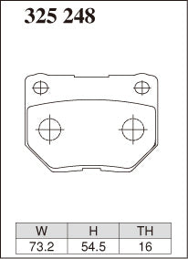 DIXCEL Rear Brake Pads for Subaru WRX (GDA/GDB) / Nissan Skyline (R32/R33/R34) - iilumolab