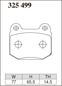 DIXCEL Rear Brake Pads for Subaru WRX STI / BRZ / Mitsubishi Evo / Toyota 86 / Nissan GT-R (Brembo 2-Piston) - iilumolab