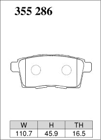 DIXCEL Rear Brake Pads for Mazda CX-7 (ER) / MPV (LY) - iilumolab