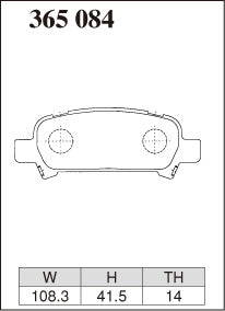 DIXCEL Rear Brake Pads for Subaru WRX STI (GC8) / Impreza (GD) / Liberty / Forester - iilumolab