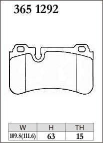 Dixcel Rear Brake Pads for Subaru WRX STI S206 / S207 (VAB) - iilumolab