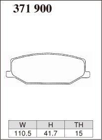 DIXCEL Front Brake Pads for Suzuki Jimny (JA11/JA12/JA22/JB23) / Jimny Sierra (JB33/JB43) / Mazda AZ-Offroad (JM23W)