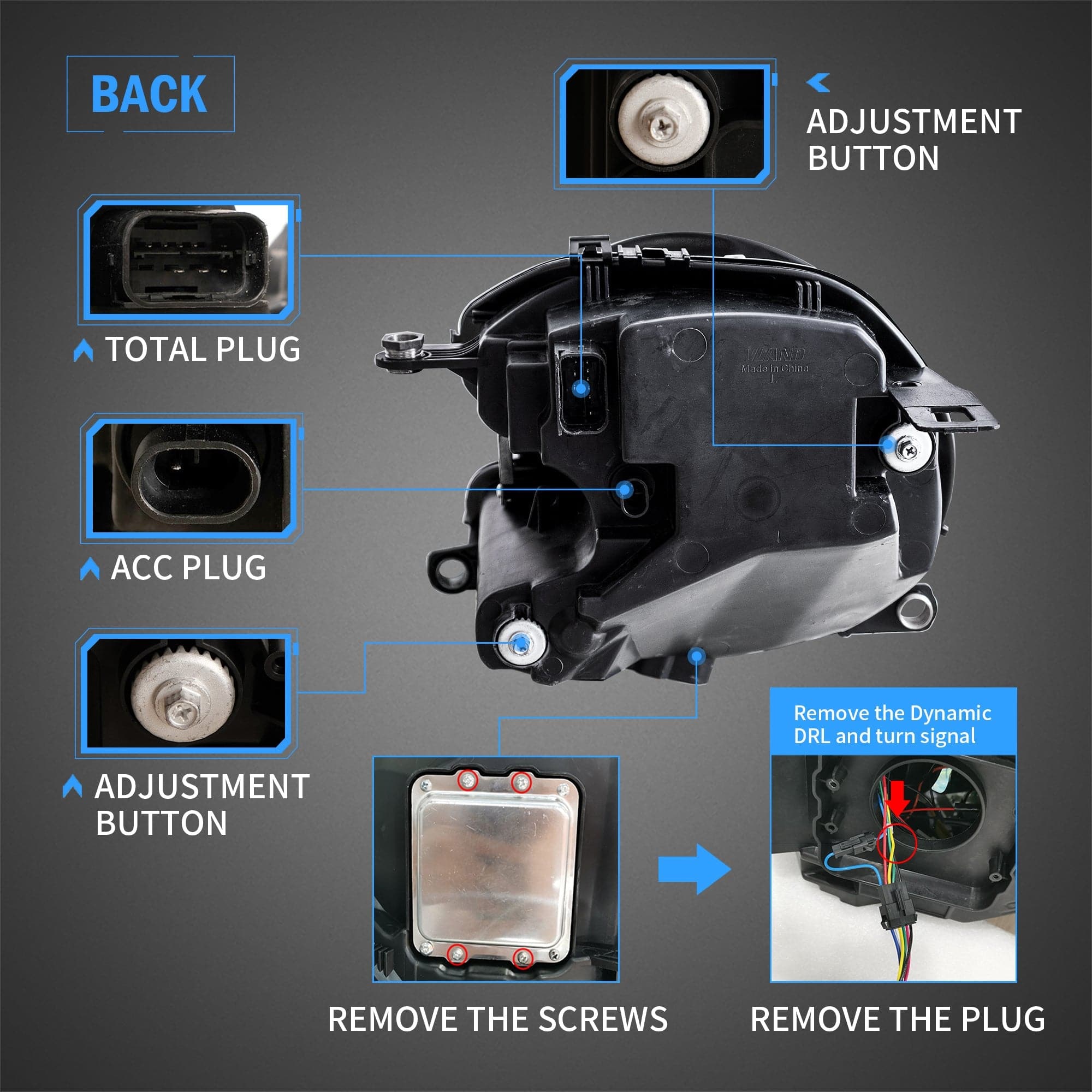 2008-2015 MINI COOPER R55 R56 R57 R58 R59 SEQUENTIAL LED HEADLIGHTS