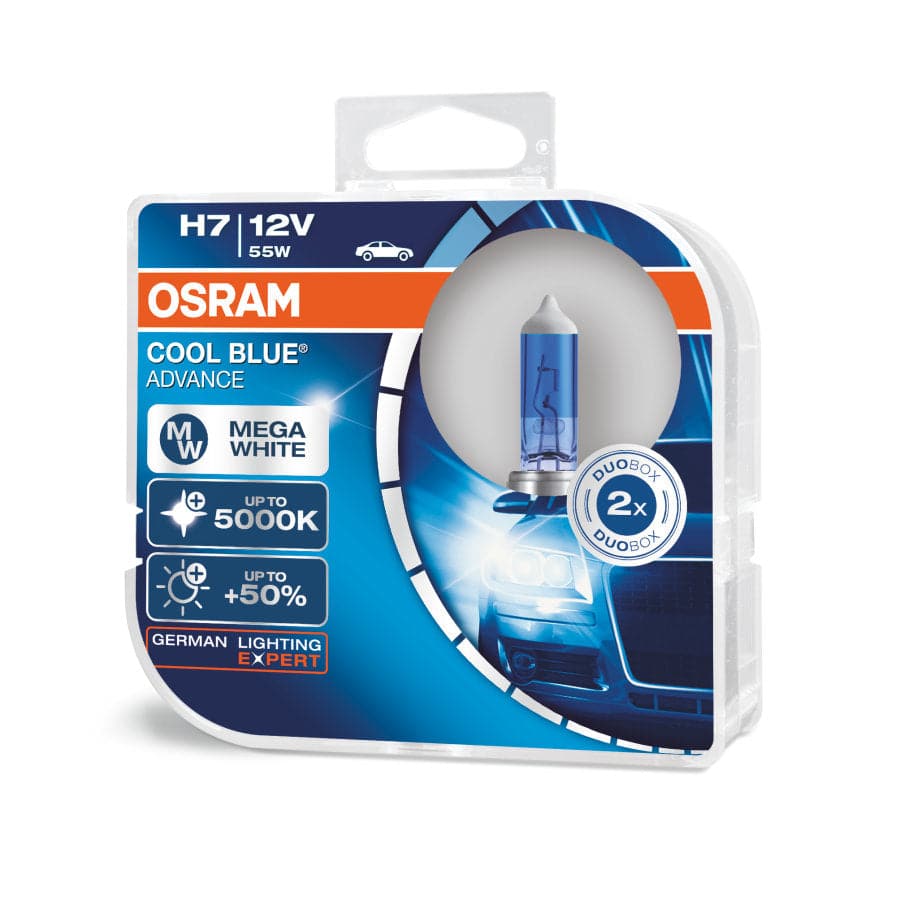 OSRAM COOL BLUE ADVANCE HALOGEN : H7