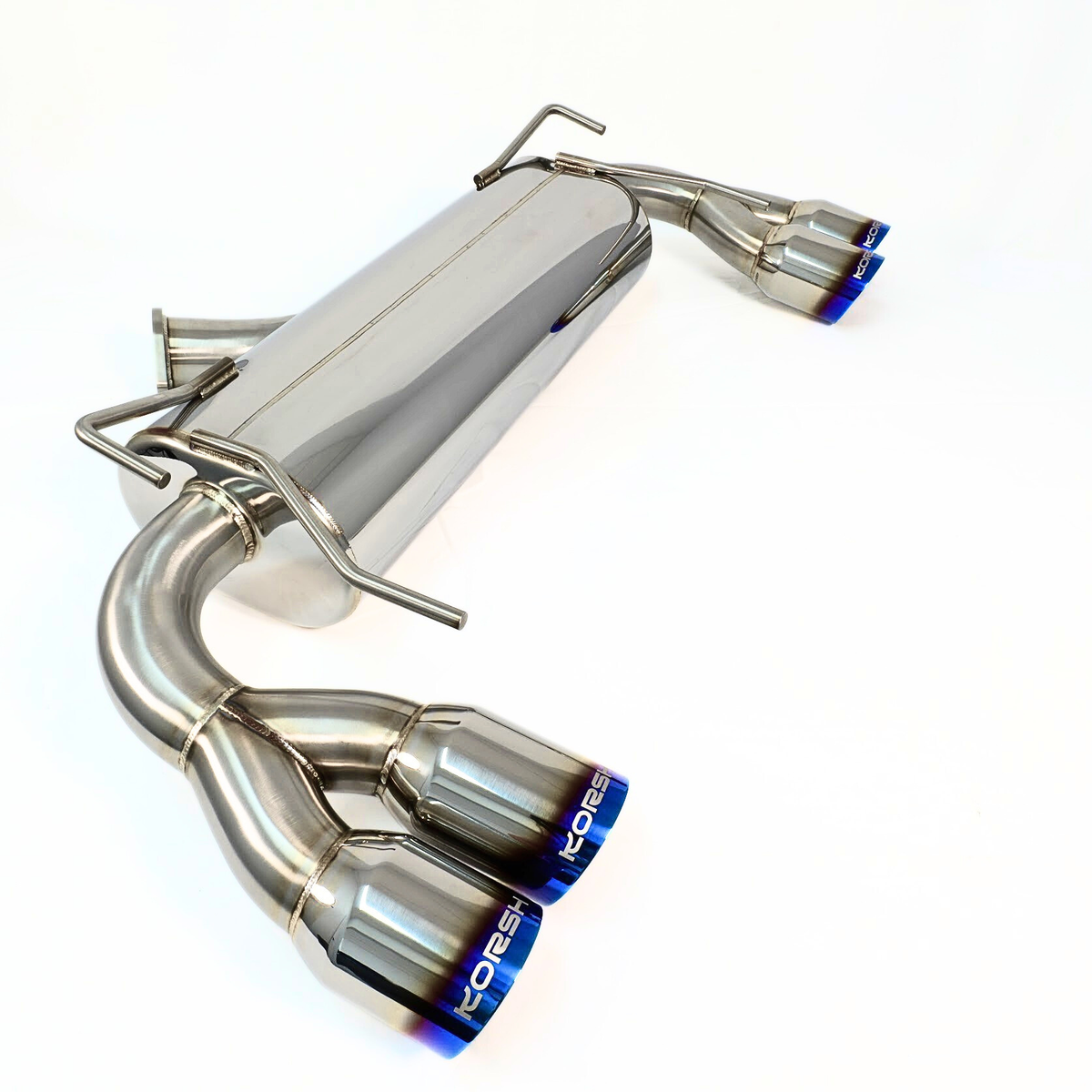 Korsh Auto Turboback Exhaust for Subaru WRX STI Hatch 2008-2014 - Stainless Steel with Titanium Tips