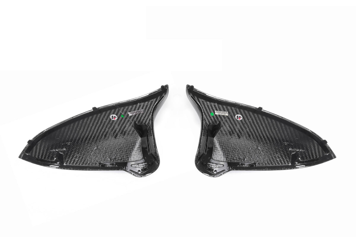 M-Performance Style Pre Pregged Dry Carbon Fiber Mirrors Caps for BMW M2 Comp F87 / M3 F80 / M4 F82 F83
