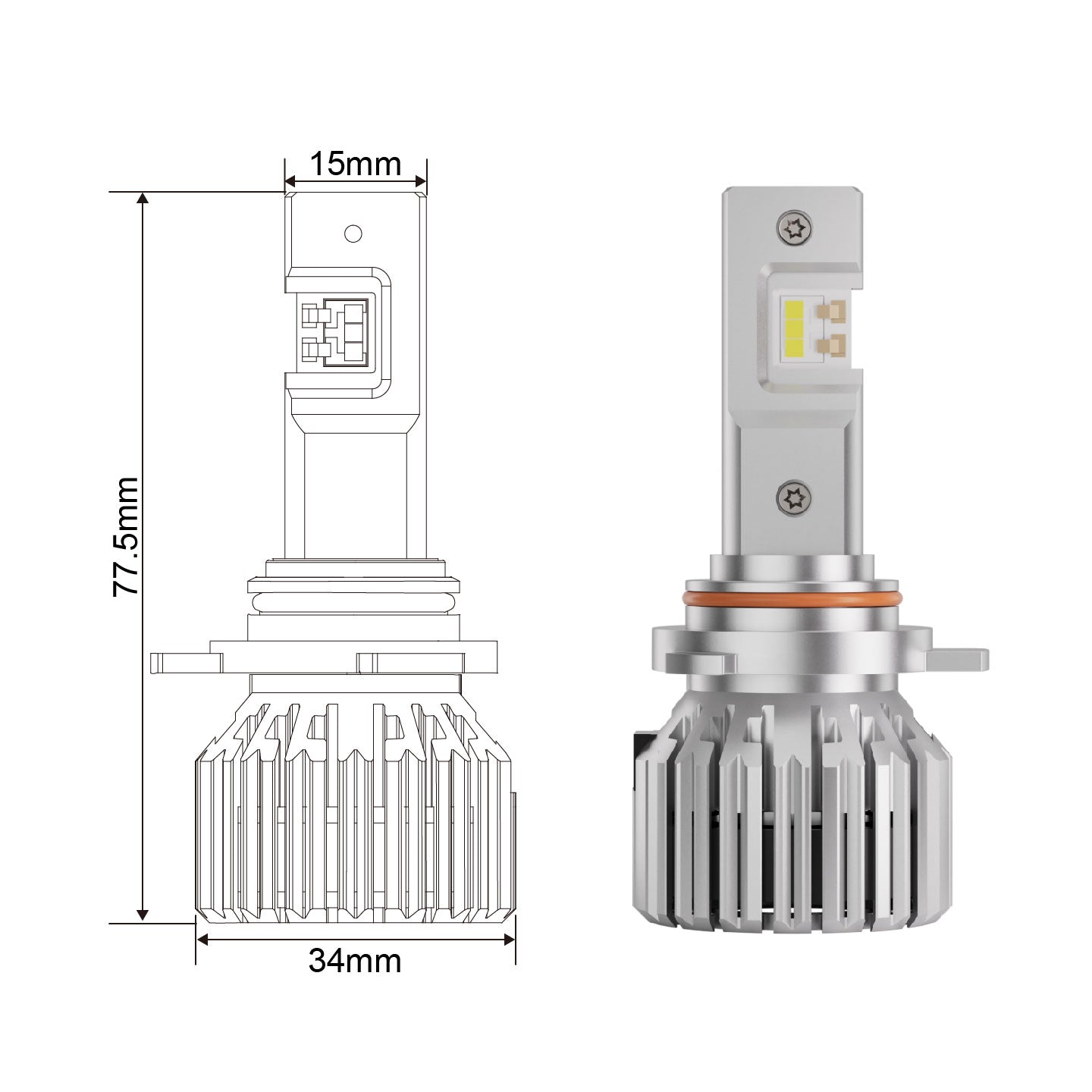 COSMIC 2 : 9012/HIR2 LED BULB
