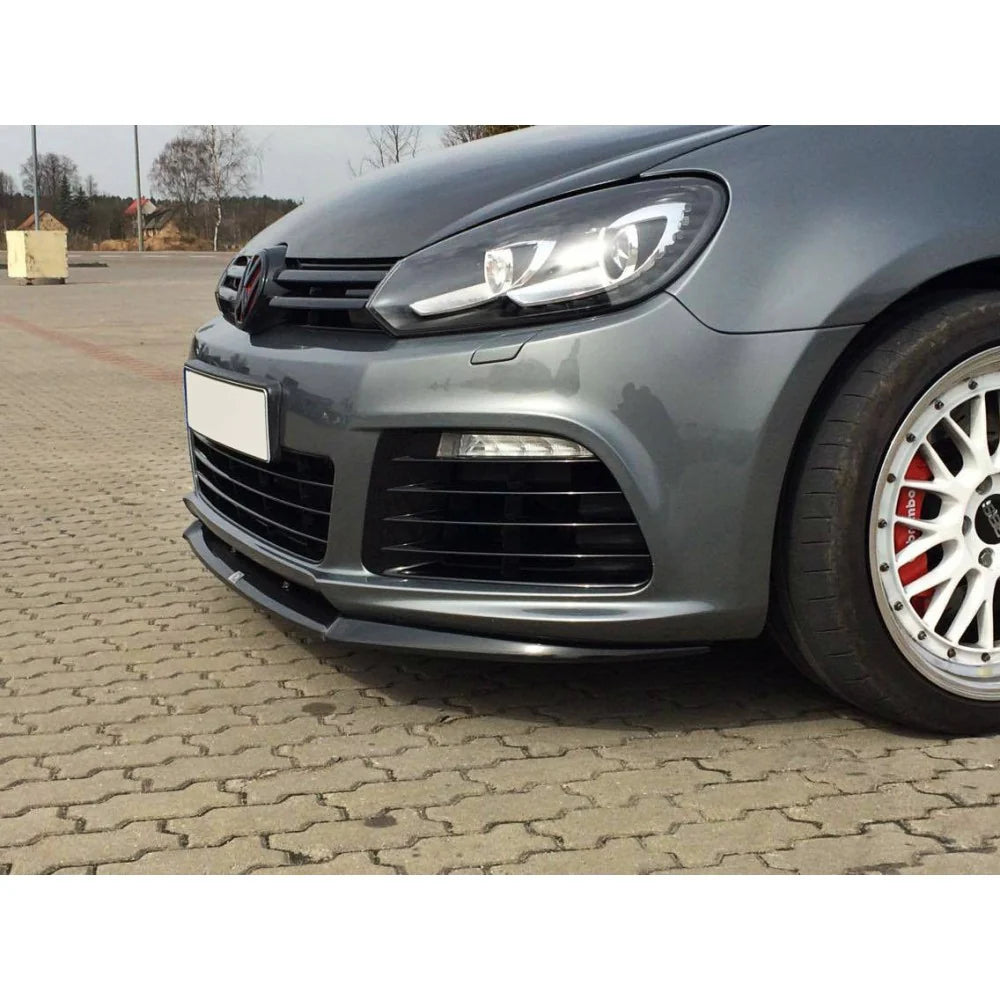 Maxton Designs Front Splitter Cupra Style VW Golf Mk6 R Front Lip