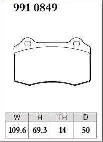 DIXCEL Rear Brake Pads for Commodore (VF) / Falcon (FG/FGX) / Camaro (Gen 5) / SRT (LX/WK2) – Brembo - iilumolab