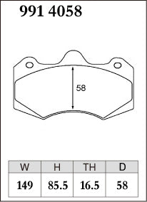 DIXCEL Brake Pads for HSV VE/VF with AP Racing CP7040 (4-Piston D58) - iilumolab