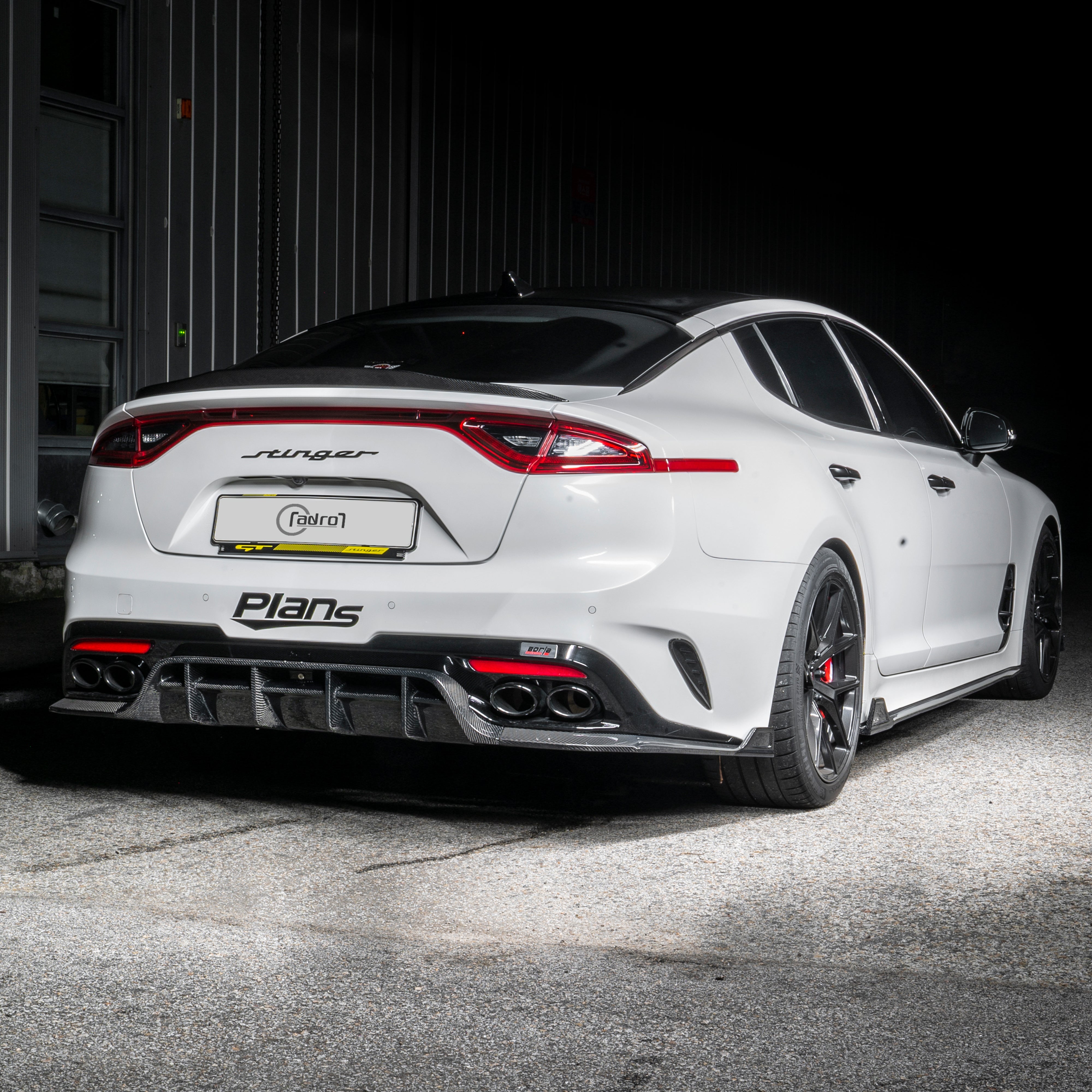 Kia Stinger Carbon Fiber Trunk Spoiler V2 2018-2023