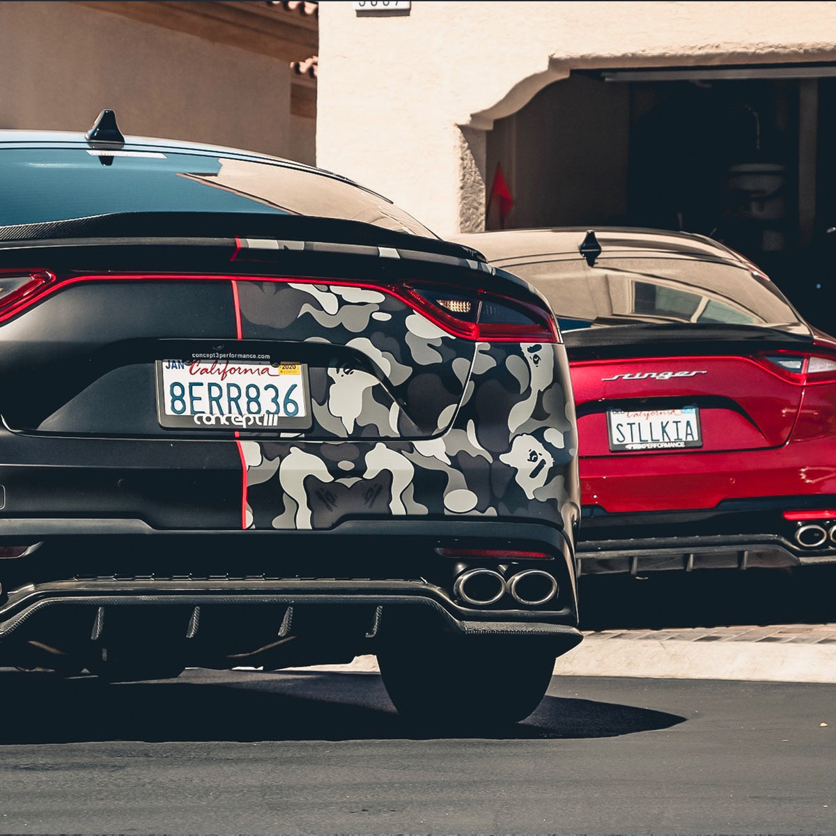 Kia Stinger Carbon Fiber Trunk Spoiler V2 2018-2023