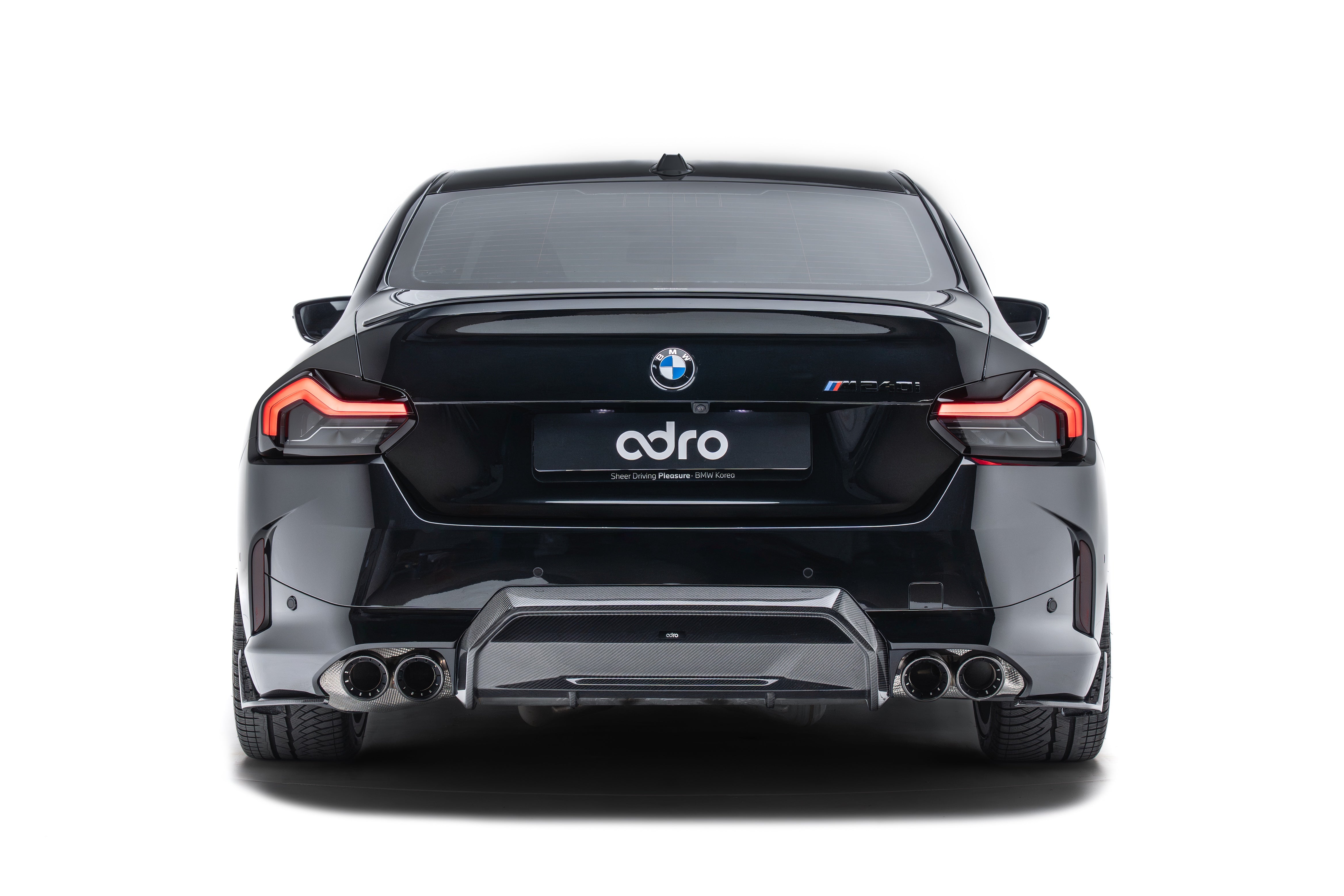 Pre Pregged Carbon Fiber Rear Diffuser for BMW 2 Series G42 2022+