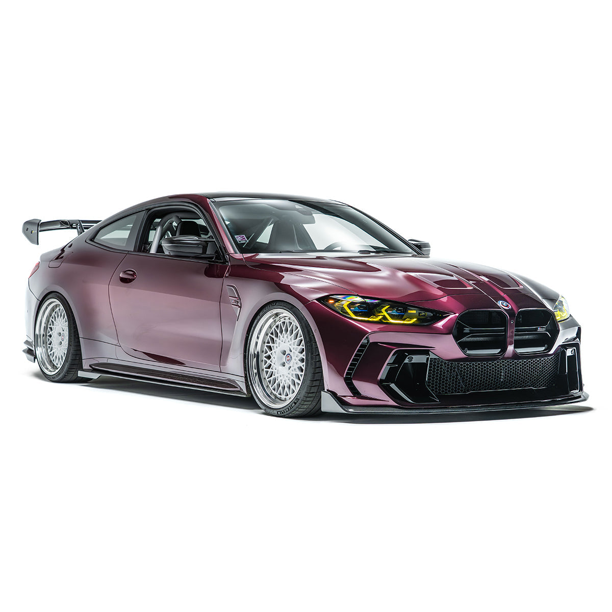 BMW G80 G81 M3 / G82 G83 M4 Dry Carbon Fiber Front Lip for Adro Front Bumper V2 2020+