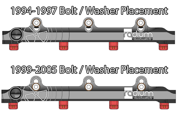 Radium Fuel Rail, 94-05 Mazda MX-5