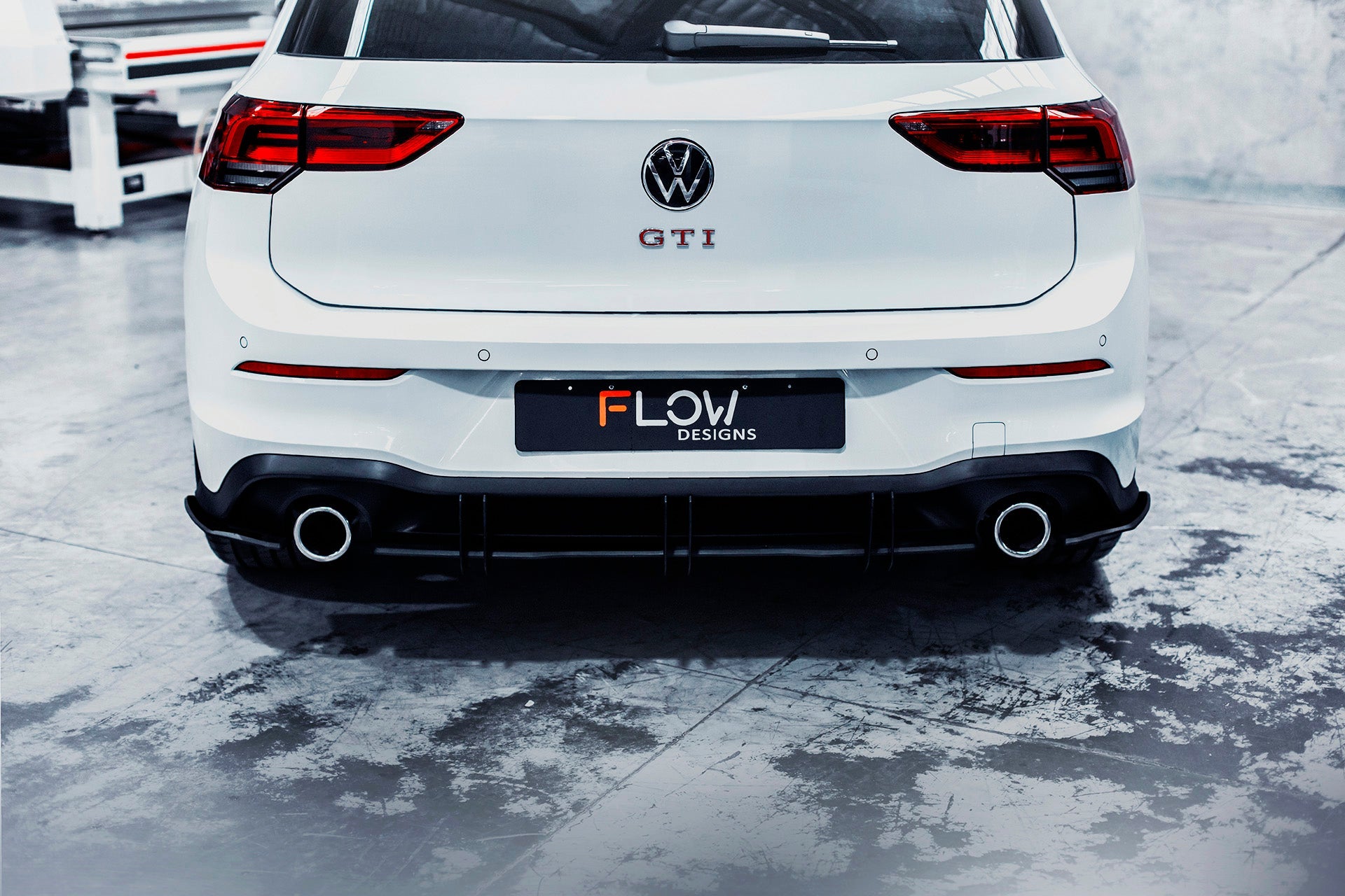 Flow Designs MK8 Golf GTI Flow-Lock Rear Diffuser - iilumolab