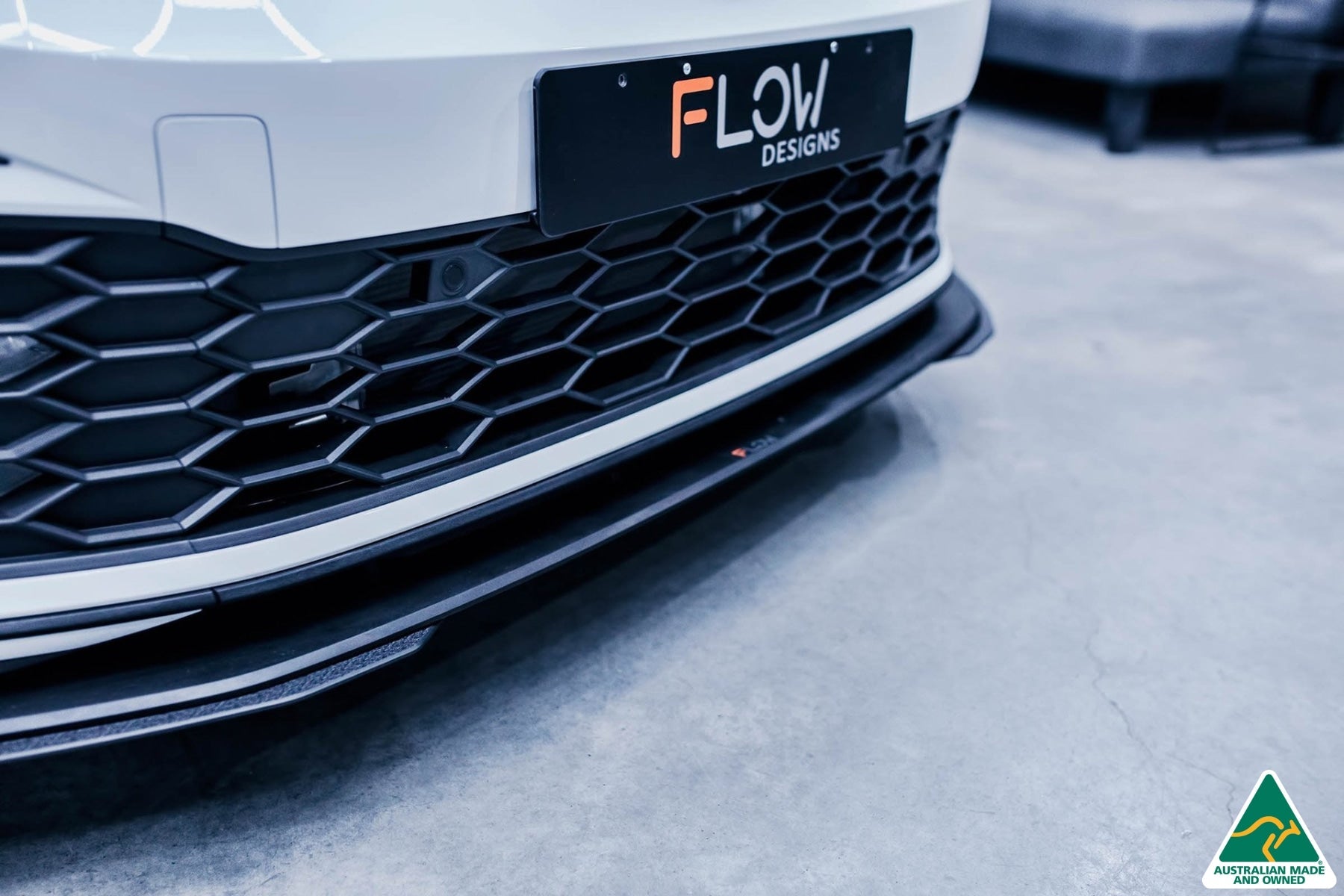 Flow Designs MK8 Golf GTI Front Lip Splitter Extensions (Pair) - iilumolab