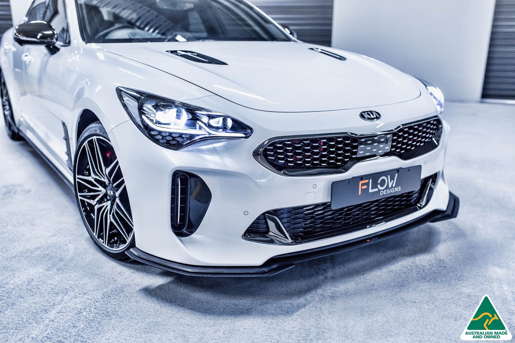 Flow Designs Stinger CK GT 2021-2022 Front Lip Splitter Extensions (Pair)