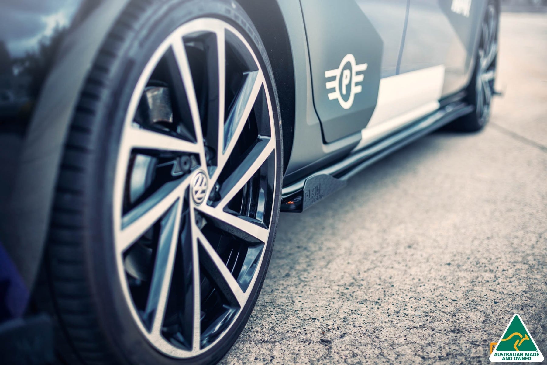 Flow Designs MK7.5 Golf R Side Skirt Splitter Winglets (Pair) - iilumolab