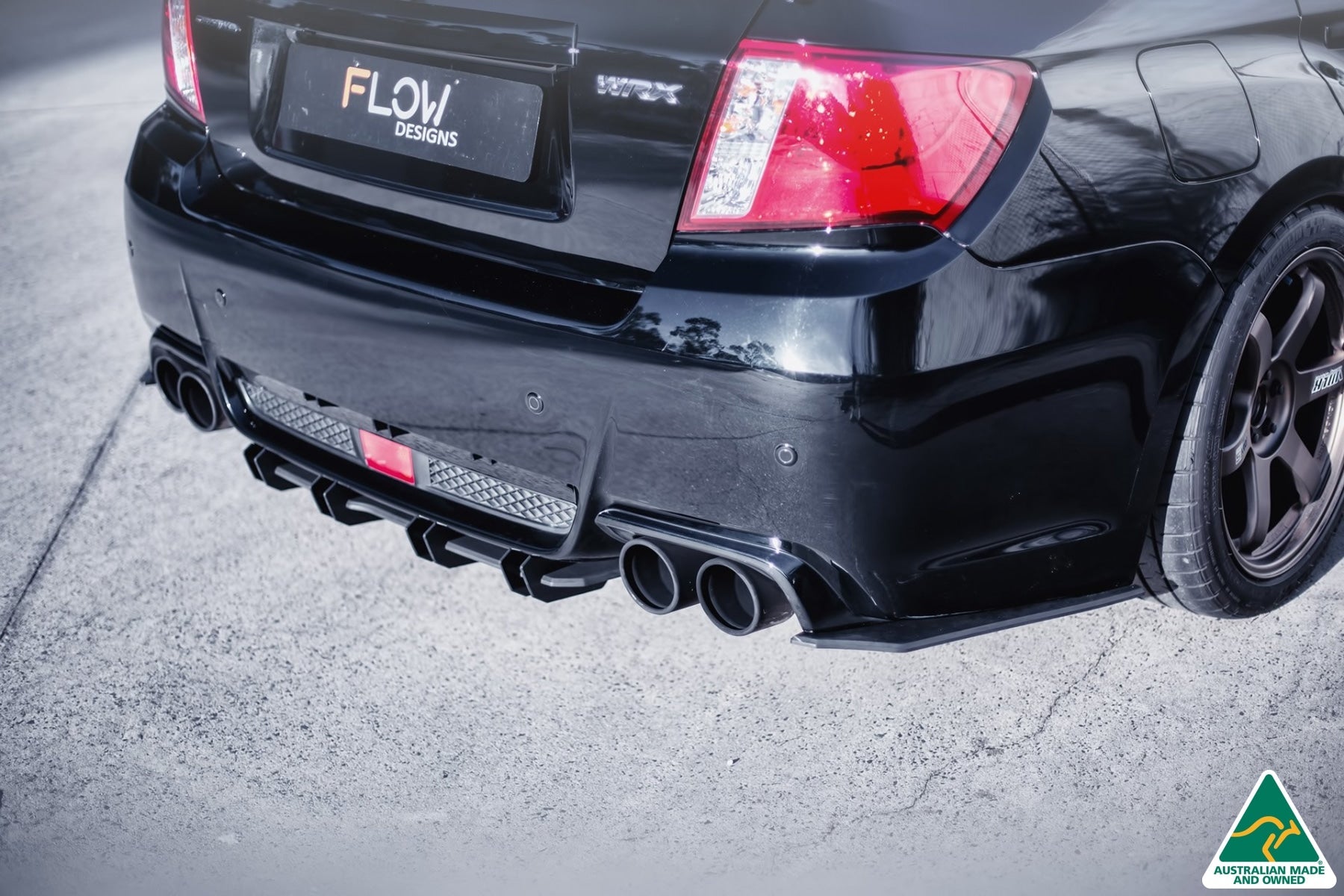 Flow Designs Impreza WRX / STI G3 Sedan FL Rear Spats (Pair) - iilumolab