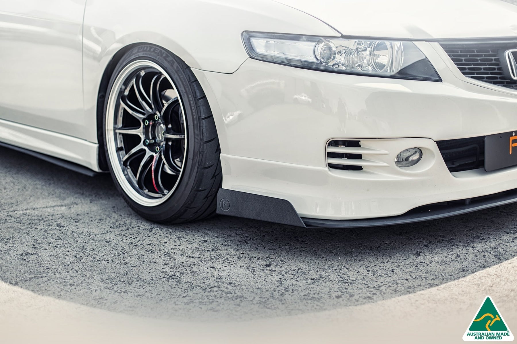 Flow Designs Honda Accord Euro CL7/CL9 Front Splitter Winglets - iilumolab