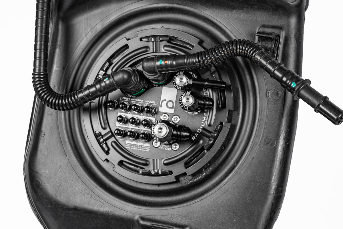 Radium Engineering Fuel Hanger Surge Tank for Chevrolet Corvette C8 2020+ - Walbro GSS342 / AEM 50-1200 - iilumolab