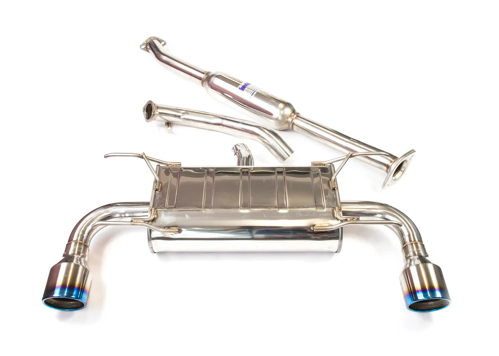 INVIDIA Q300 70mm Cat back Exhaust with Titanium Tip for Toyota 86(ZN6)/GR86(ZN8) & Subaru BRZ (ZC6)(ZD8) 12+