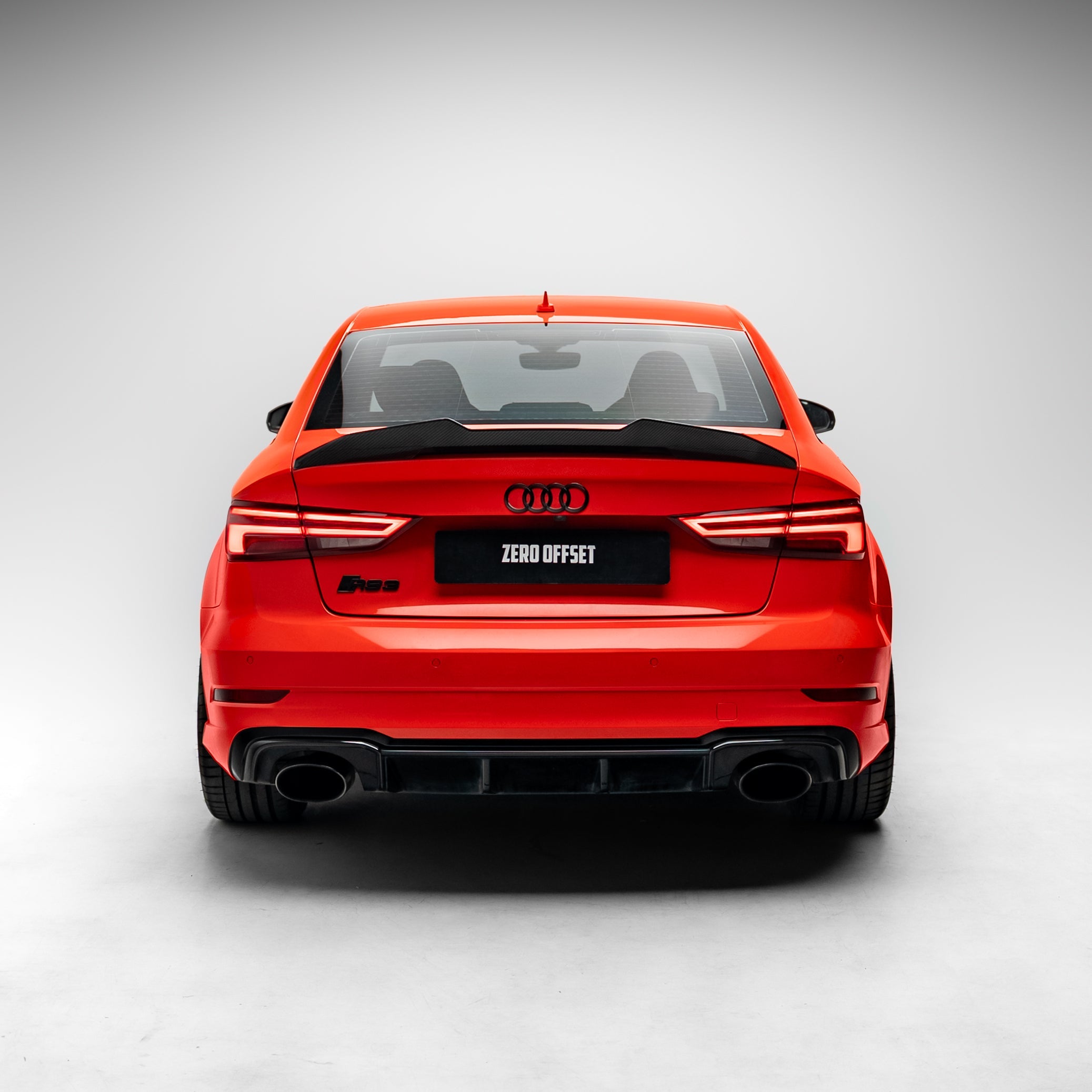 PSM Style Pre Pregged Dry Carbon Fiber Spoiler for Audi A3/S3/RS3 8V Sedan 2013+