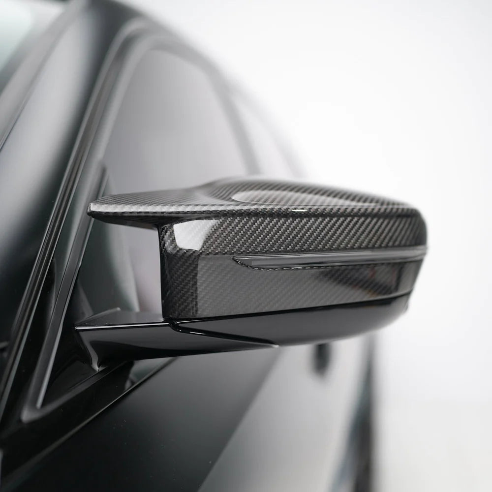 M-Performance Style Mirrors Caps Pre Pregged Dry Carbon Fiber For BMW M240i G42 / M340i LCI /M2 G87 / M3 G80 G81 / M4 G82 G83 20+