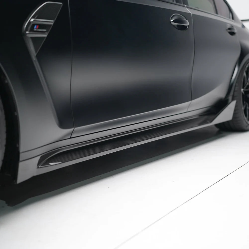 M-Performance Style Side Skirts Pre Pregged Dry Carbon For BMW M3 G80 G81 20+