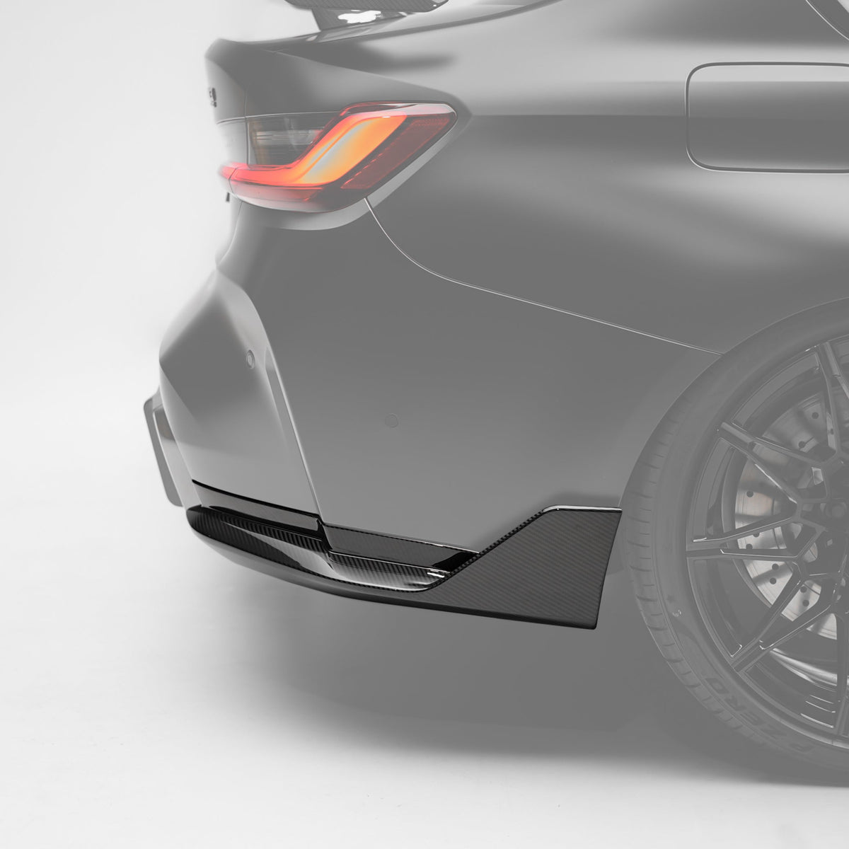 M Performance Style Pre Pregged Dry Carbon Rear Winglets for BMW M3 G80 G81 2020+