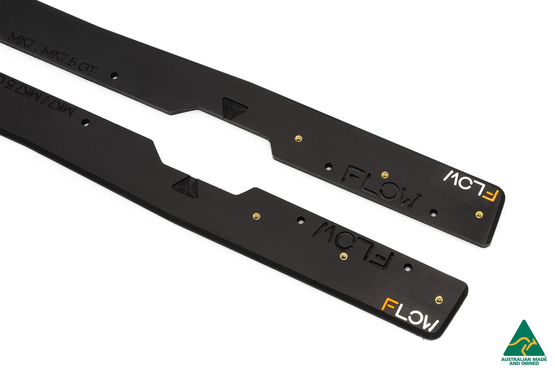 Flow Designs MK7 Golf GTI Side Skirt Splitters V3 (Pair) - iilumolab