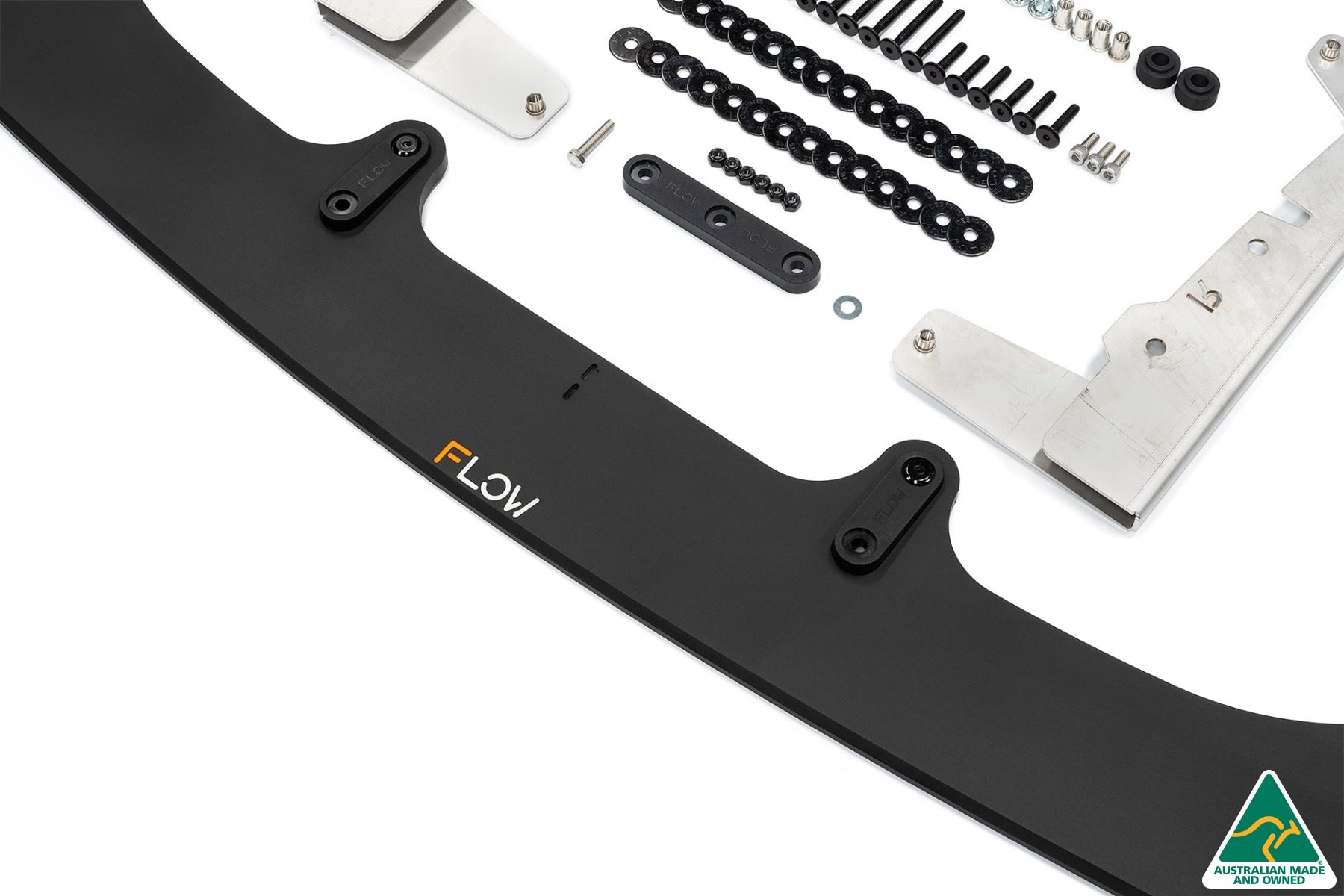 Flow Designs Corolla MZEA12R/ZWE211R 2018-2022 Front Lip Splitter & Reinforcement Brackets - iilumolab