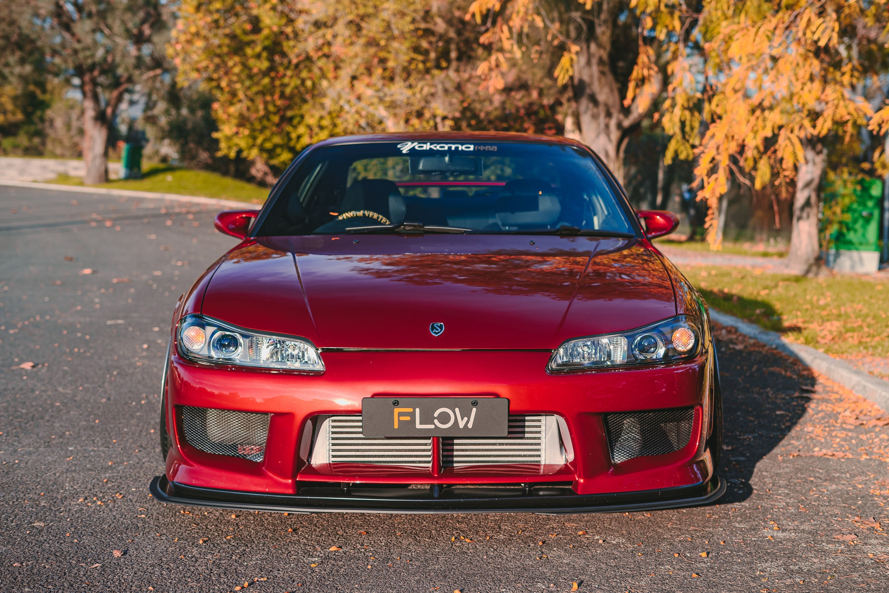 Flow Designs S15 / 200SX Aero Front Lip Splitter Extensions (Pair - For Aero Front Bar) - iilumolab