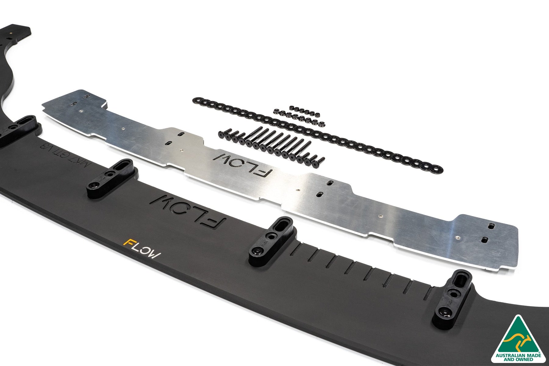 Flow Designs MK7 Golf GTI Front Lip Splitter & Bumper Reinforcement Bracket - iilumolab