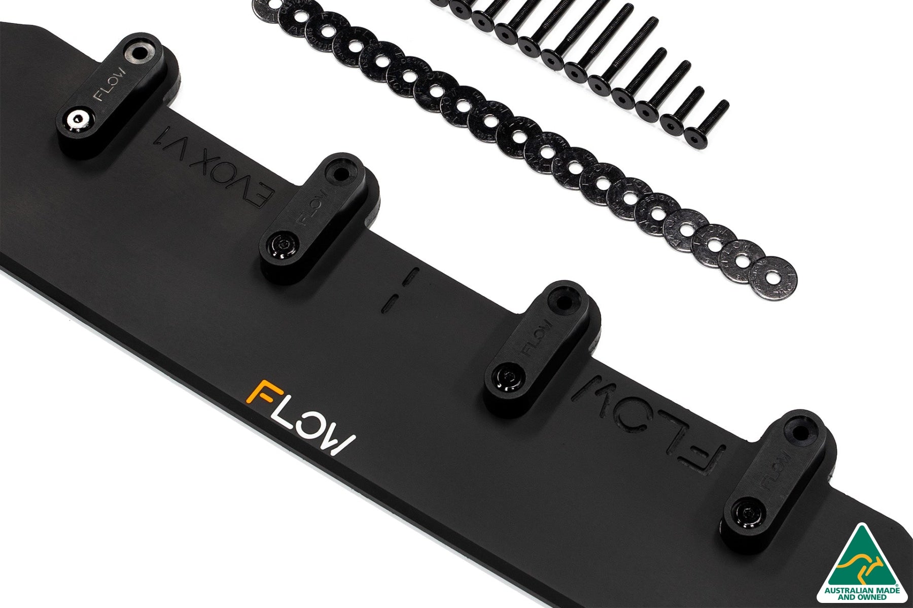 Flow Designs Lancer Evolution X Front Lip Splitter V1 - iilumolab