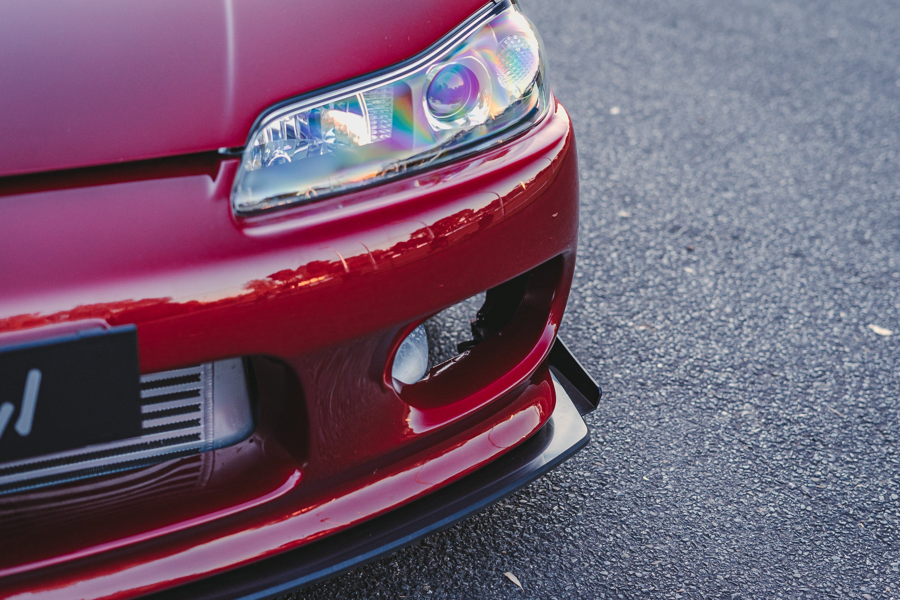 Flow Designs S15 / 200SX Front Lip Splitter (For Standard Front Bar) - iilumolab