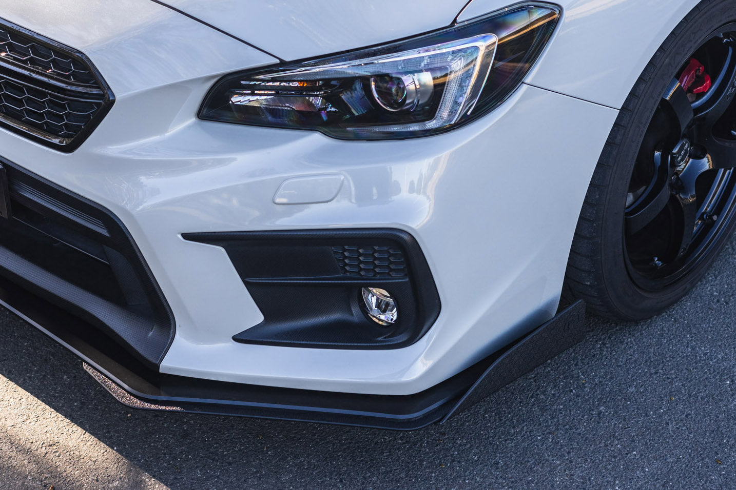 Flow Designs VA WRX & STI Front Lip Splitter - iilumolab